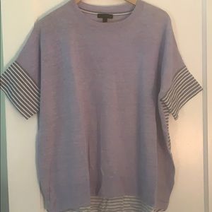 Loose striped summer sweater